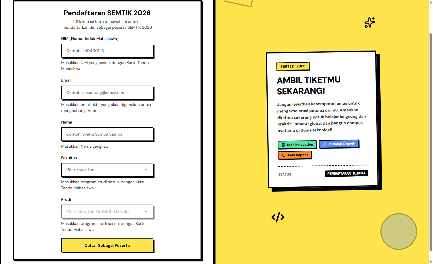SEMTIK26 - Seminar Informatika 2026 screenshot 2
